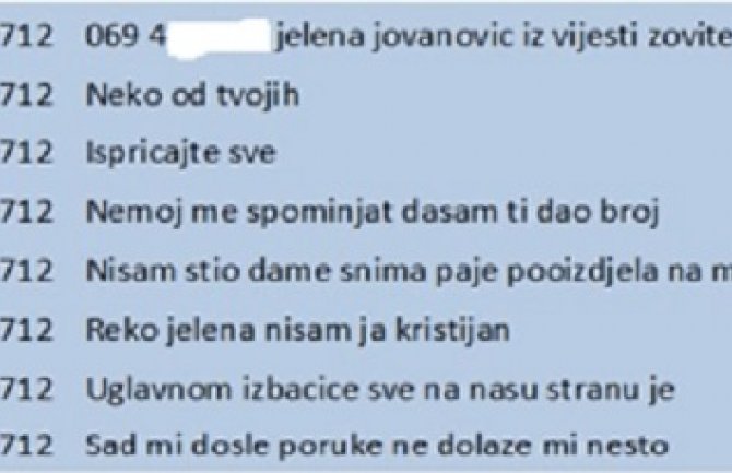 Đuričković: “Jelena oli mi reć što ti rekoše ova gospoda za auto?“