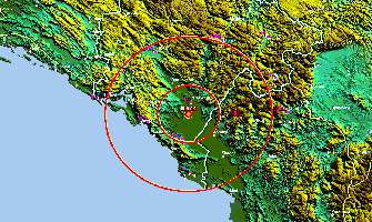 Zemljotres u okolini Podgorice 
