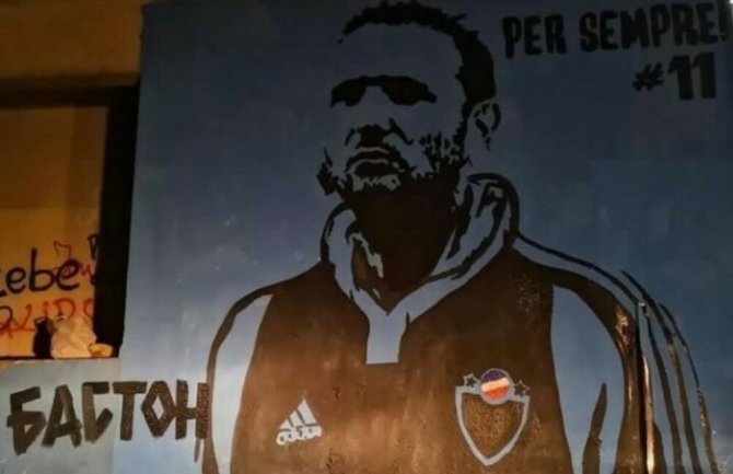 I Podgorica se oprostila od Siniše Mihajlovića: Na Bastonu urađen mural proslavljenom fudbaleru