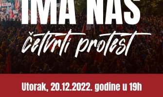 IMA NAS: Masovno, mirno i odlučno ispred Skupštine u 19 h