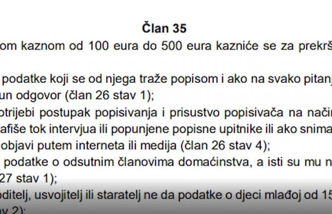 Zirojević: Od popisa se pravi politički ring; Radulović: Građani nijesu dužni da odgovore na pitanja o vjeri i naciji