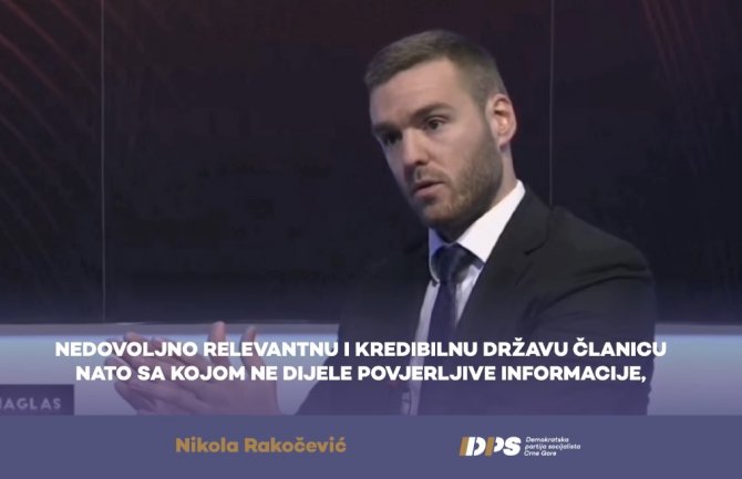 Rakočević: Zbog naloga sa adresa koje su usprotivljene evropskim vrijednostima Abazović bacio pod noge evropsku agendu Crne Gore 
