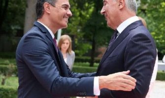 Španski premijer Pedro Sančez podržao predsjednika Mila Đukanovića