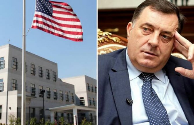 Ambasada SAD: Dodik se kocka s budućnošću Republike Srpske