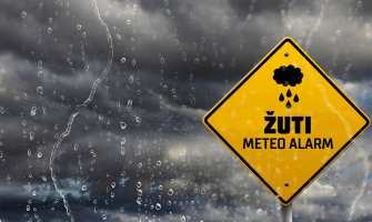 Sjutra na snazi žuti meteo alarm