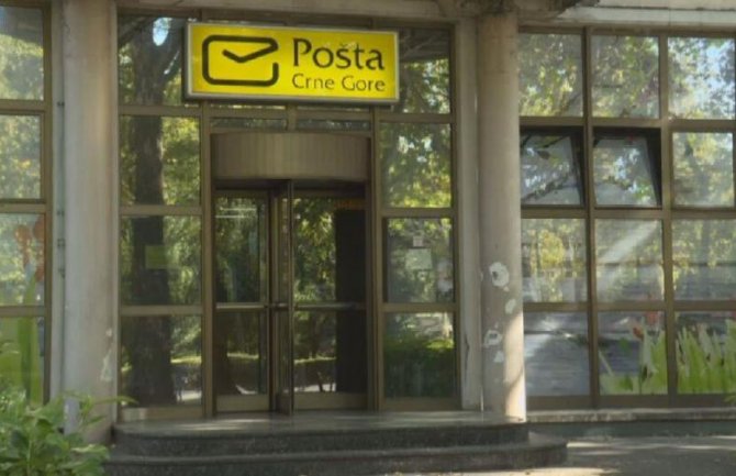 Pošta Crne Gore: Isplate socijalnih davanja i dječijih dodataka u svim poštama