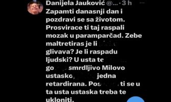 Službenica Ministarstva finansija prijeti neistomišljenicima na Twitteru:„Zapamti današnji dan i pozdravi se sa životom“: