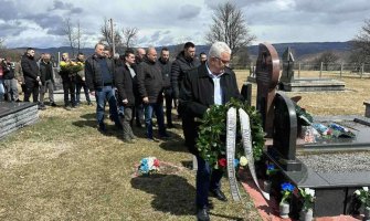 Mandić položio vijenac srpskom oficiru Leovcu