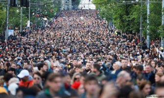 Ogroman protest u Beogradu: „Put za izlazak iz mraka“