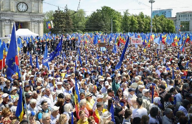 Veliki proevropski protesti u Moldaviji