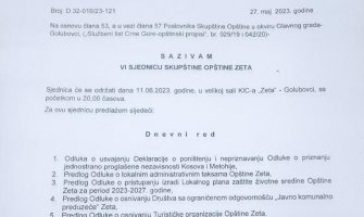 Zećani će o povlačenju priznanja Kosova raspravljati na dan parlamentarnih izbora