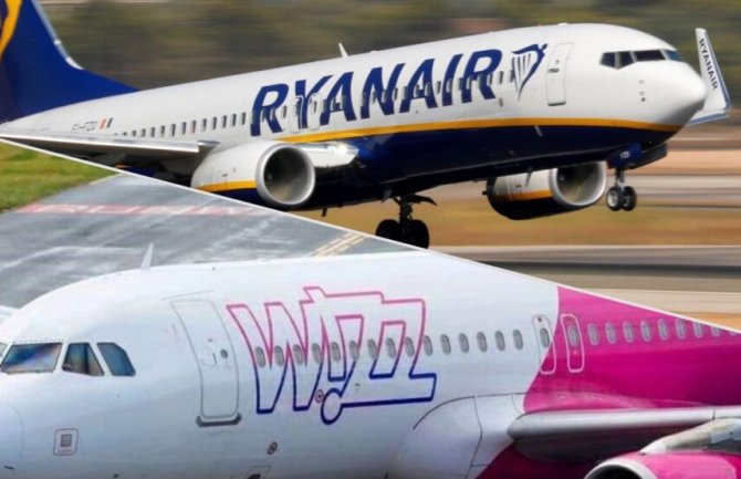 Ryanair ukida letove iz Podgorice ka Barseloni i Zagrebu, Wizz Air ka Beču i Rimu