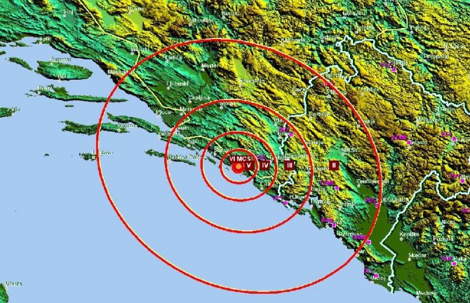 Zemljotres rano jutros pogodio Dubrovnik