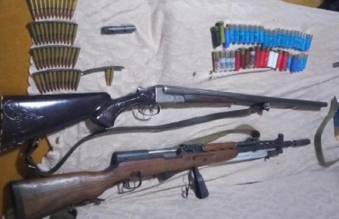 Pljevlja: Pronađeno oružje i municija, krivična prijava protiv jedne osobe