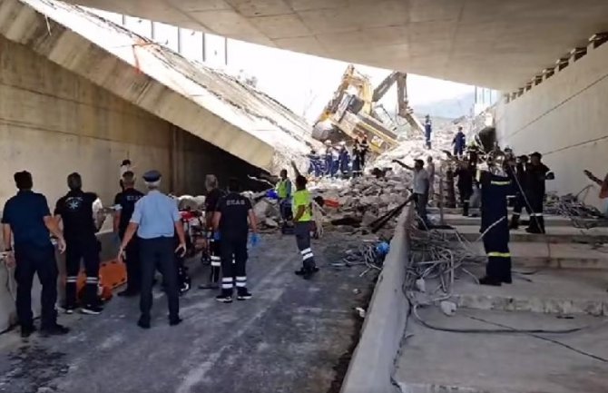 Tri osobe uhapšene zbog rušenja mosta u Grčkoj