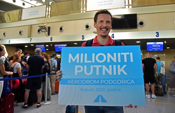 Oboren rekord: Aerodrom Podgorica već danas ima milionitog putnika
