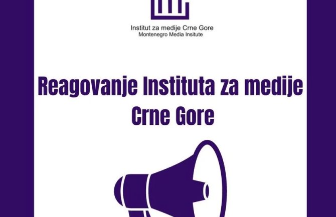 Institut za medije: Uvjereni smo da će sud odbaciti zahtjev za kažnjavanje Batrićevića