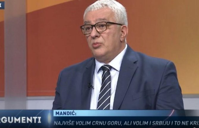 Mandić: Moj put u Srbiju nije Crnu Goru koštao ni cent