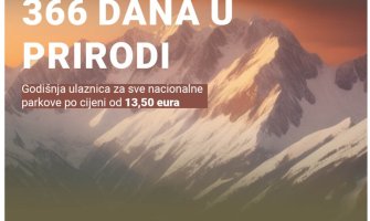 Godišnje ulaznice za nacionalne parkove 13,50 eura