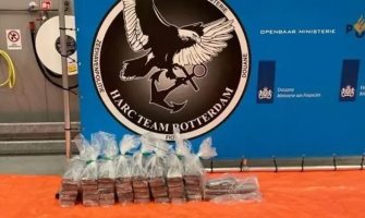 Roterdam: Uhapšeno pet osumnjičenih zbog 85 kilograma kokaina