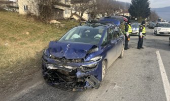 Lančani sudar kod Bijelog Polja: Povrijeđeno šest osoba, dvoje teže