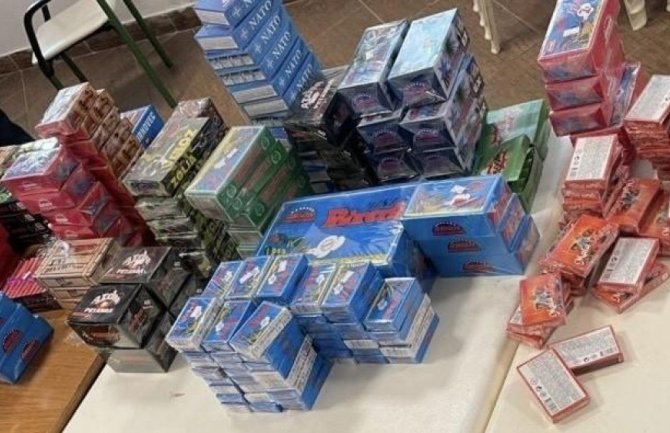 UO: U Nikšiću oduzeto preko 11 hiljada komada pirotehničkih sredstava