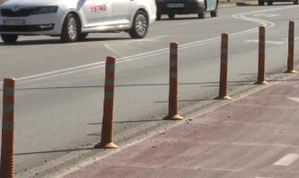 Podgorica: Počinje uklanjanje biciklističkih staza