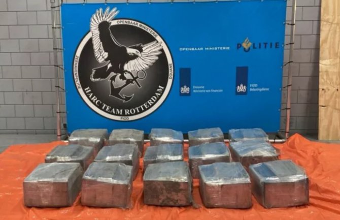 Roterdam: Pronađeno 600 kilograma kokaina tokom kontrole luke