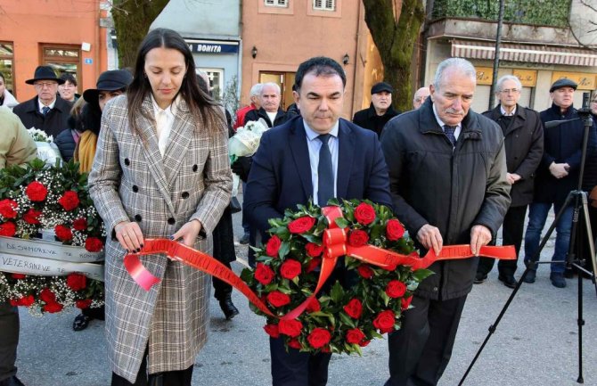 Cetinje: Obilježeno 80 godina od smrti Gojka Kruške i Muse Buta Hodžića