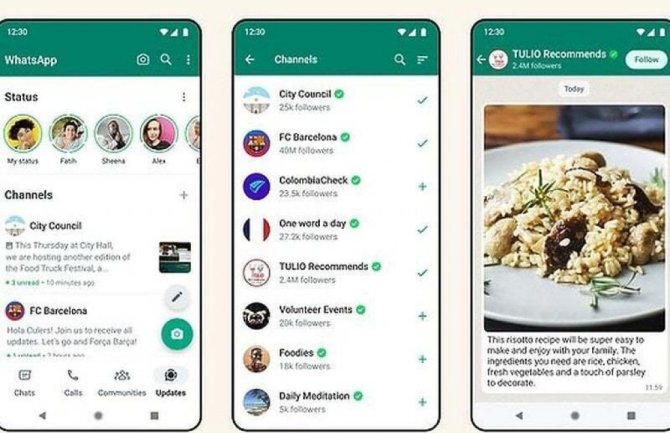 WhatsApp Channels uveo glasovne poruke i još dva noviteta