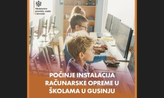 MPNI: Počinje instalacija računarske opreme u školama u Gusinju