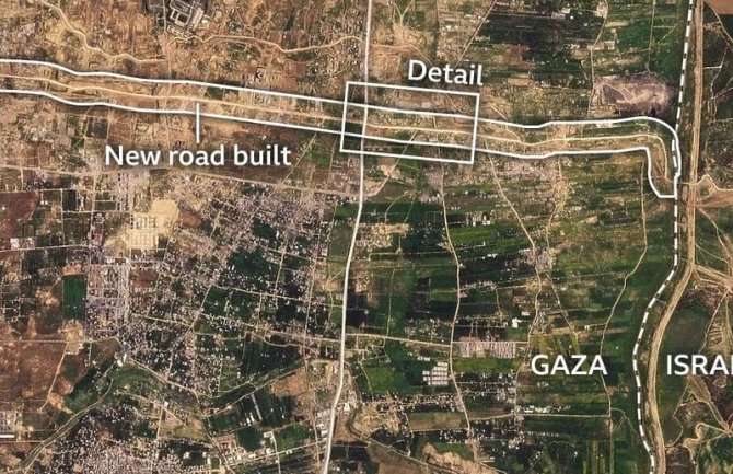 Izraelska vojska izgradila novu cestu kroz Gazu, šta se krije iza toga?