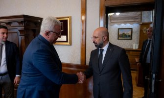 Mandić sa ambasadorom Palestine: Crna Gora saosjeća sa nevinim žrtvama