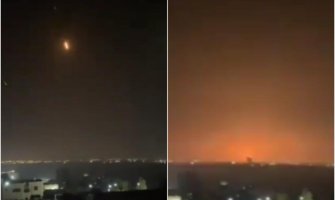 Snimak udara iranske balističke rakete u Izraelu! 