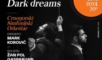 Koncert Crnogorskog simfonijskog orkestra ”Dark dreams” u petak u Muzičkom centru