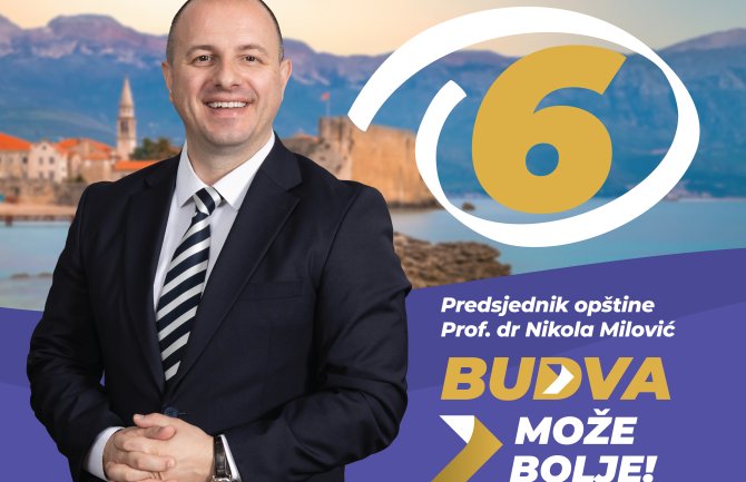 Milović: Program “Čista desetka” garant preporoda Budve, vrijeme je za promjene
