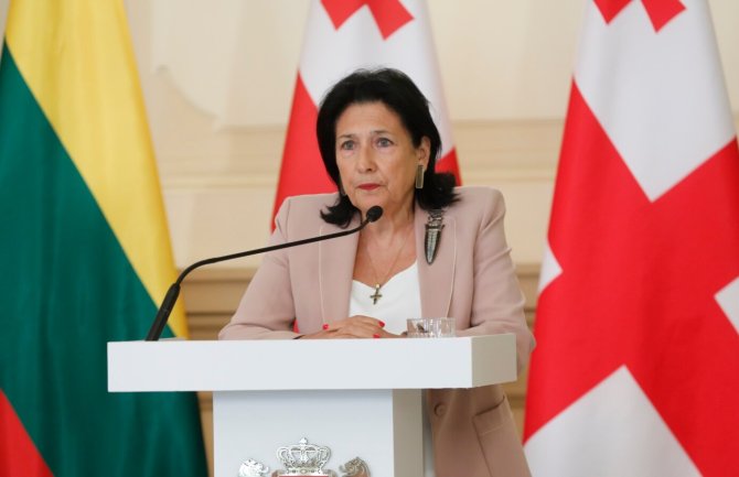 Predsjednica Gruzije kaže da je zakon o 'stranim agentima' odstupanje od zapadnog puta
