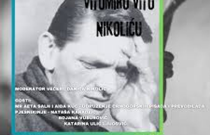 Književno veče posvećeno Vitomiru Vitu Nikoliću na Cetinju