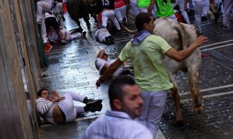 Šestoro povrijeđenih tokom tradicionalne trke sa bikovima