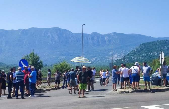 Crmničani će blokirati Sozinu u nedjelju na tri sata