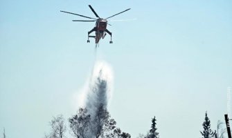 Gori šuma na Peloponezu, visina plamena prelazi 25 metara