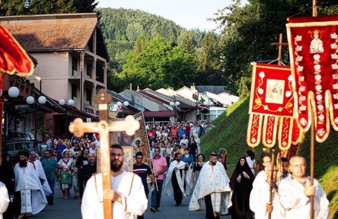 U Mojkovcu veličanstvena litija sloge i zajedništva