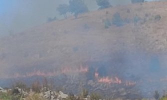 Veliki požar na Dajbabskoj gori: Vatru gase i avioni