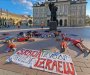 Novi Sad: Protestni performans u znak solidarnosti s Palestinom