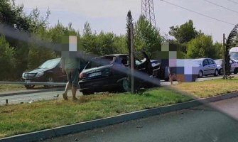 Saobraćajna nezgoda na putu Podgorica-Zeta