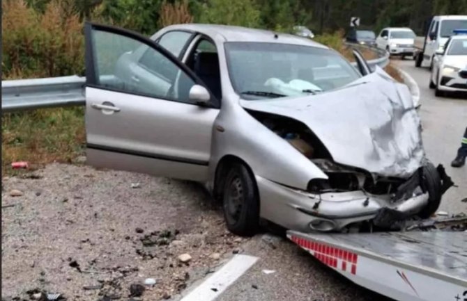 Saobraćajni udes na magistralnom putu Pljevlja -Đurđevića Tara