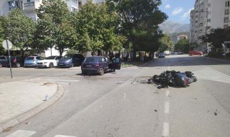 Bar: Motociklista povrijeđen u saobraćajnoj nezgodi