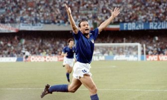 Preminuo čuveni Toto Schillaci (59), italijanski nogometni heroj koji je 1990. zasjenio Maradonu