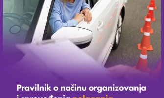 Ministarstvo donijelo novi pravilnik o polaganju vozačkog ispita